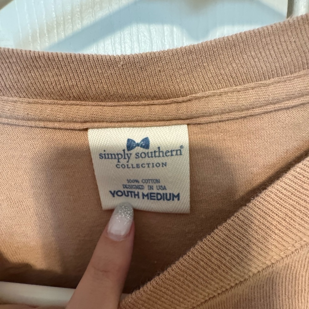 Simply Southern Kids Brown Long Sleeve Tee - Picture 3 of 3